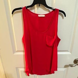Lush tank top size small deep pink/red